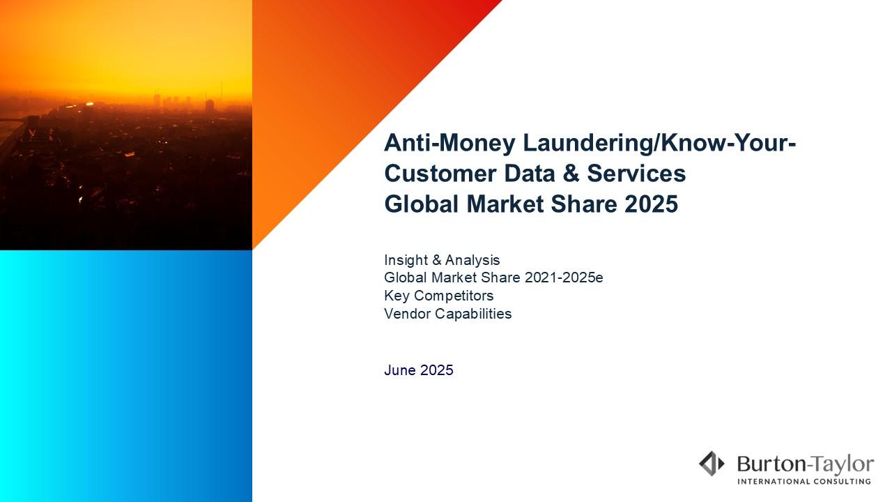 Anti-Money Laundering/Know-Your-Customer Data & Services Global Market Share 2025