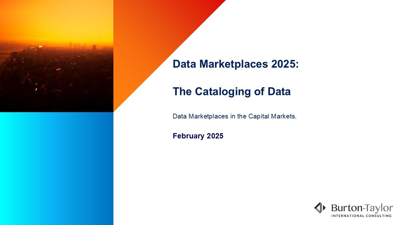 Data Marketplaces 2025: The Cataloging of Data